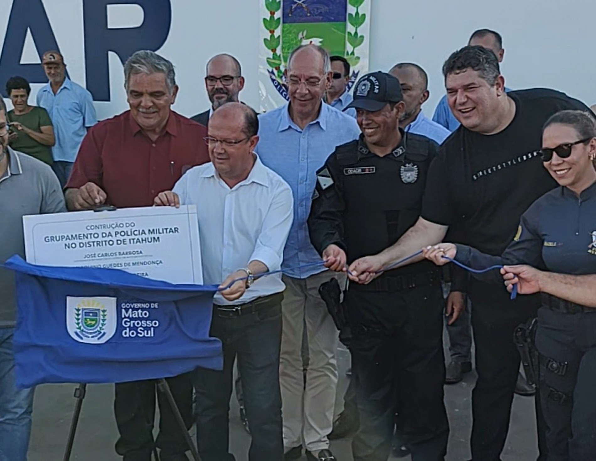 Rogério Yuri destaca instalação de grupamento da PM em Itahum