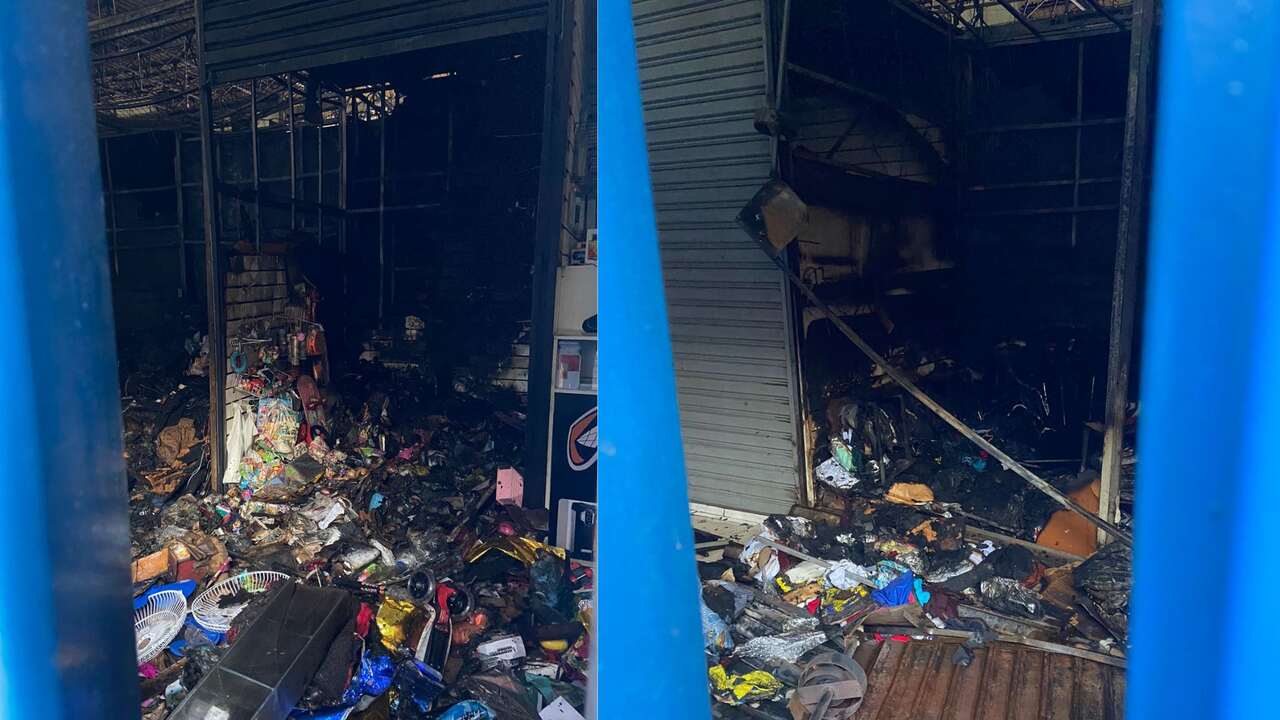 Incêndio destrói camelódromos e explosão de celular na tomada pode ter provocado chamas