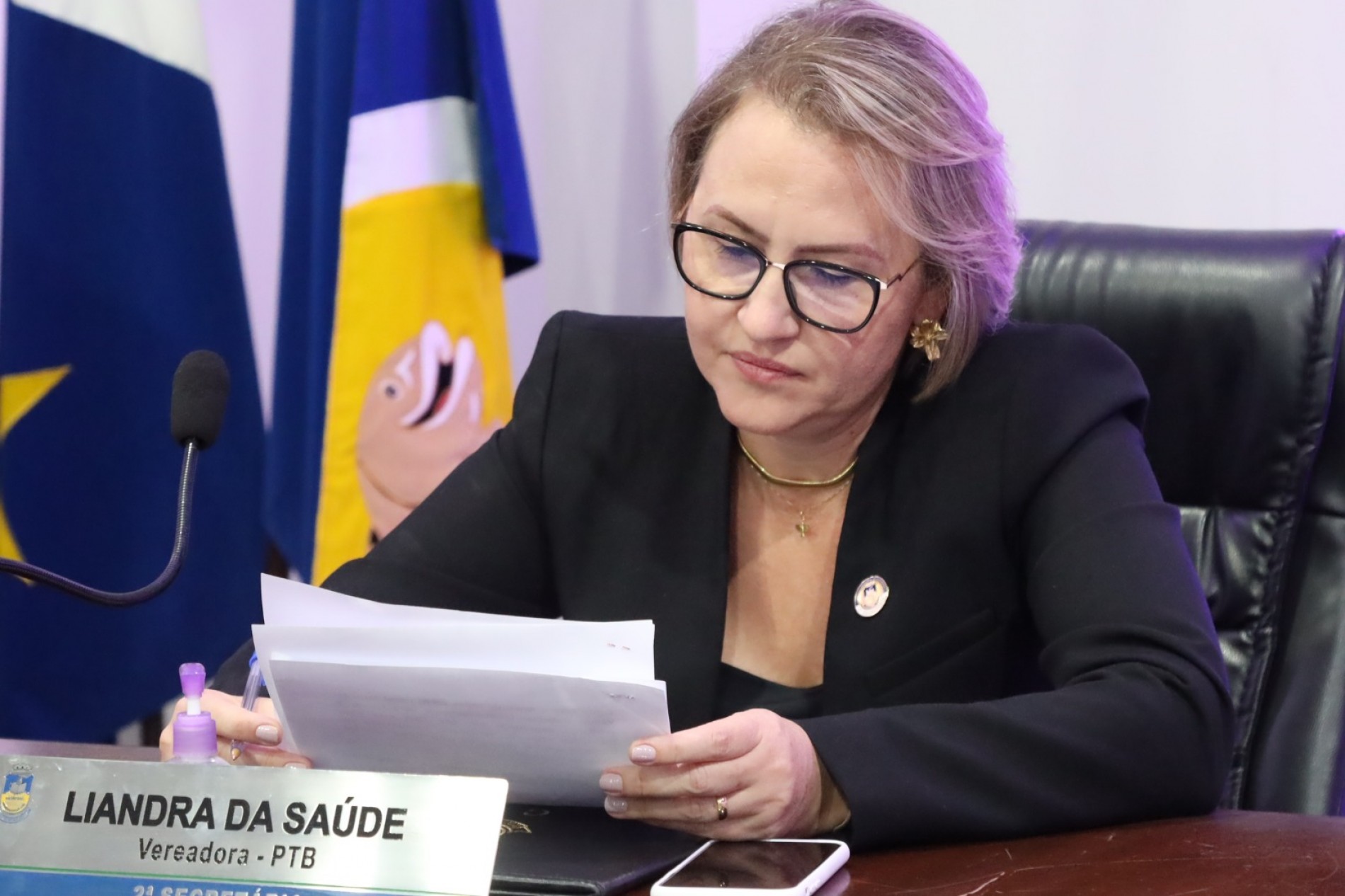 Na primeira sessão do ano, Liandra reitera compromisso com a população