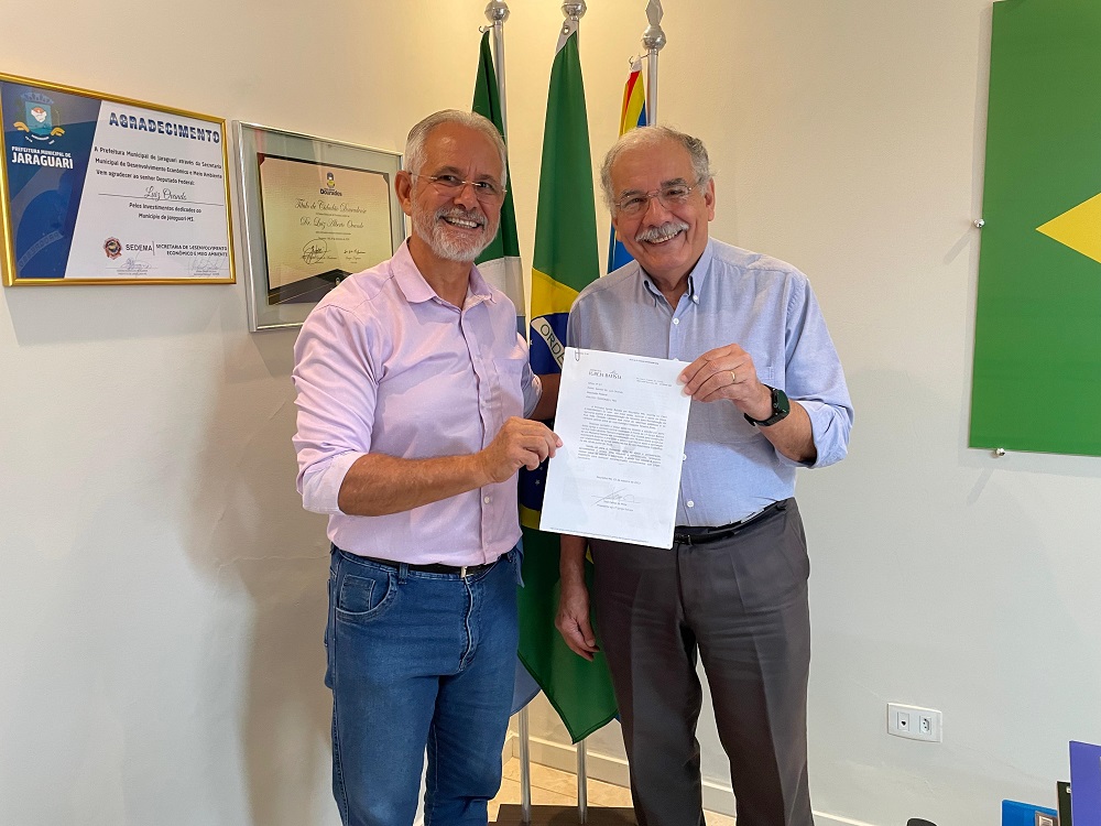 Sergio Nogueira visita deputado federal Dr. Luiz Ovando e ressalta apoio recebido em Dourados