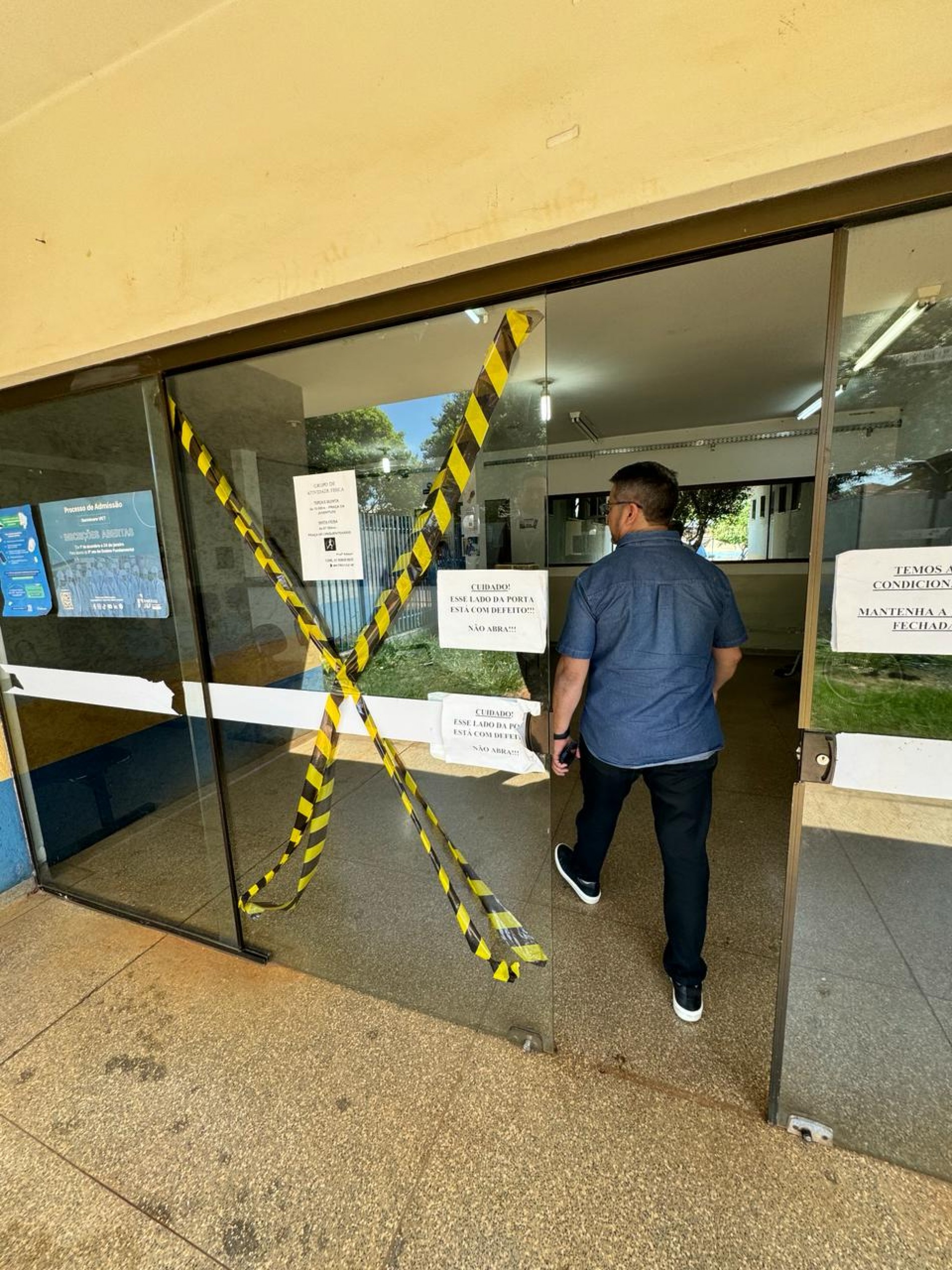 “Básico mal feito”: Fabio Luis constata descaso em visitas a escolas e UBS de Dourados