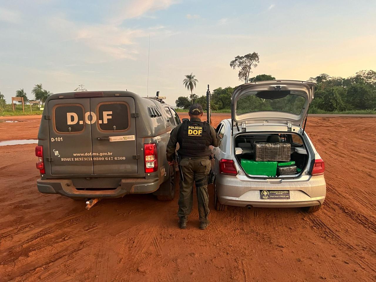 Homem que seguia com mais de 150 quilos de maconha para SC é preso em MS