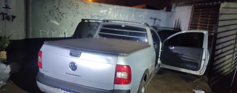 Polícia prende ladrão que roubou Saveiro em assalto em Dourados