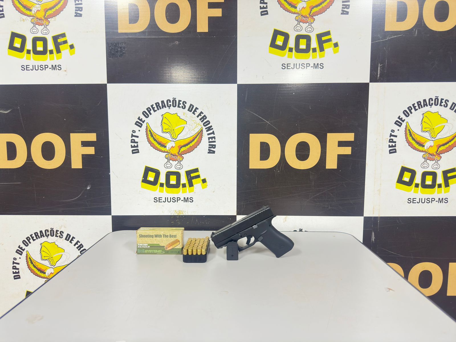 Homem é preso pelo DOF com arma de fogo e munições ilegais em Aral Moreira