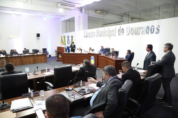 Vereadores votam nove projetos na sessão ordinária desta segunda-feira na Câmara de Dourados