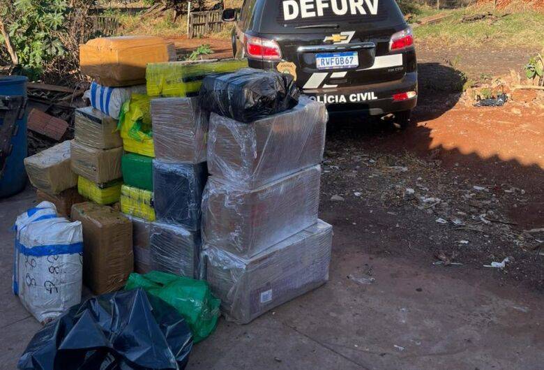 Homem é preso com quase 800 quilos de drogas em chácara