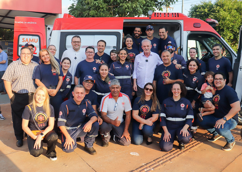 Alan Guedes e Geraldo entregam Base Avançada do Samu no Parque do Lago I