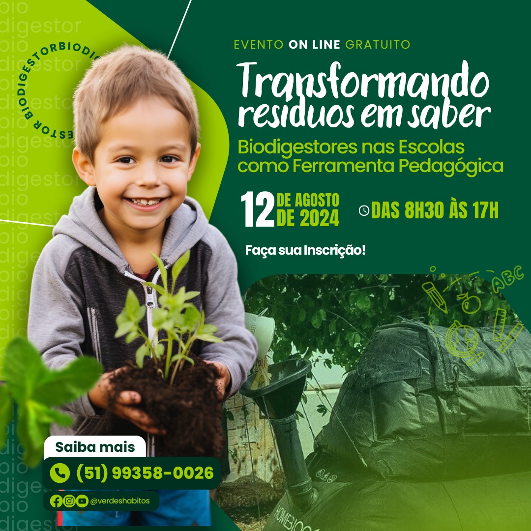 Primeiro evento no Brasil explora biodigestores como abordagem prática e educativa para a sustentabilidade