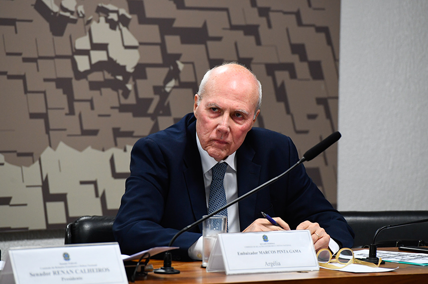 Vai a Plenário nome de Marcos Vinicius Gama para embaixador na Argélia