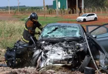 Tentativa de ultrapassagem teria causado acidente com seis vítimas na BR-060 em Campo Grande