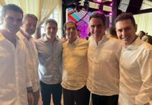 Lira participa de aniversário de Jader Barbalho com Hugo Motta