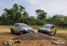 PRF apreende 217 kg de cocaína em Rio Negro