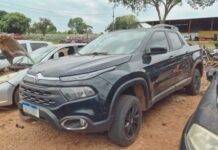 Novo leilão do Detran-MS tem Fiat Toro 2021 com lance inicial de R$ 24 mil