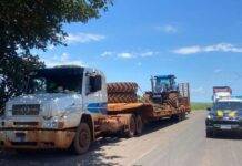 Carreta adulterada é apreendida durante fiscalização na BR-267