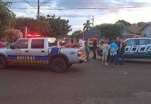 Mulher morre após colisão entre motocicleta e ônibus