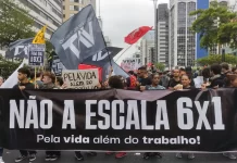 Manifestações pelo Brasil pedem fim da escala 6×1 de trabalho