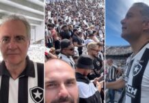 Políticos botafoguenses vão à final da Libertadores e comemoram vitória