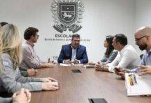 Riedel visita novas instalações da Escolagov e alinha ações do Governo de MS para 2025
