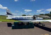 Avião que saiu de Mato Grosso do Sul com 400 quilos de cocaína é apreendido em São Paulo