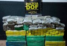 Dupla é presa com quase 300 quilos de drogas durante bloqueio na fronteira