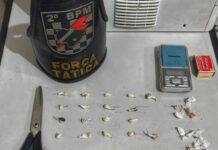Indivíduo é preso por tráfico de drogas