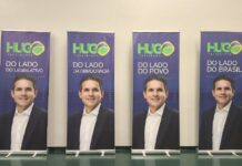 Candidatos a presidente da Câmara espalham banners pela Casa