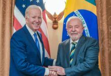 Em tom de despedida, Lula agradece a Biden por parceria