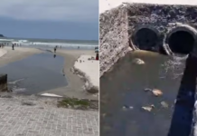 Esgoto clandestino pode ser a causa de surto de virose no litoral