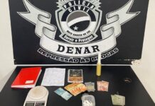 Idoso é preso em operação com drogas, dinheiro e anotações do tráfico