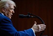 Biden é “desonesto” e estou “limpando a bagunça”, diz Trump