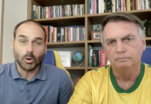 Boa relação evitou taxas de Trump no governo Bolsonaro, diz Eduardo