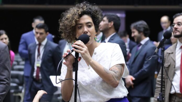 Deputada quer criar auxílio para brasileiros deportados dos EUA_67a35890cd470.jpeg
