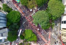 Boulos diz ter visto 25.000 pessoas em ato contra anistia