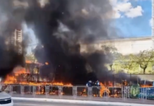 Incêndio destrói carros alegóricos em São Paulo; assista