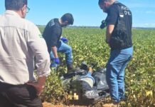 Suspeita na morte de homem que teve corpo desovado em plantação é presa; polícia procura outros três