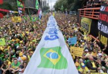 Ato de Bolsonaro reuniu 44.900 pessoas na Paulista, diz USP