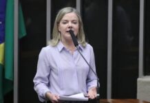 Interesses de Bolsonaro não podem estar acima do país, diz Gleisi