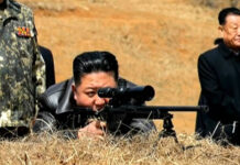 Kim Jong-un dispara rifle em visita a centro militar; veja fotos