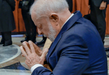 “Pagamos uma dívida como cristãos”, diz Lula no enterro do papa