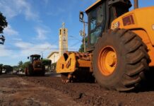 Prefeitura acompanha início do recapeamento do Jardim Santo André