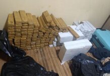 PM apreende quase 300 quilos de maconha e prende cinco suspeitos em Ponta Porã