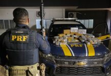 Motorista de carreta transportando cocaína e haxixe é preso pela PRF