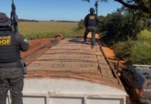 DOF apreende carreta com carga de cigarros avaliada em mais de R$ 2 milhões