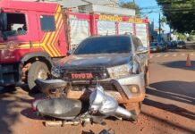 Condutor diz que não viu moto em acidente que deixou mulher em estado gravíssimo