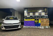 Traficante foge do DOF e abandona veículo com quase 800 quilos de drogas