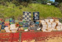 Ação integrada das polícias de MS e SP apreende 7,2 toneladas de maconha