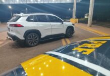 PRF recupera em Sidrolândia veículo roubado em Fortaleza