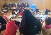 Frio não impede famílias de buscarem atendimento no mutirão do Cadastro Único