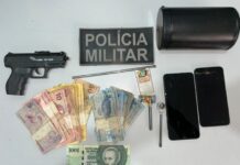 Polícia apreende drogas, objetos furtados e simulacro de arma durante operação