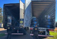 DOF apreende mais de R$ 21 milhões em contrabando e prende três homens